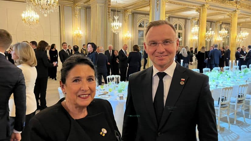 Georgian President thanks Polish counterpart for support amid “repression, terror”