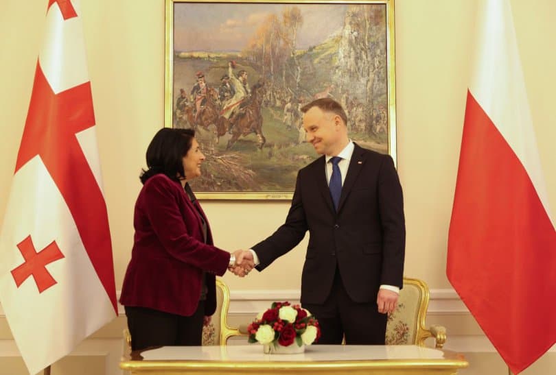 Zourabichvili congratulates Poland on EU Council Presidency, emphasises shared European values