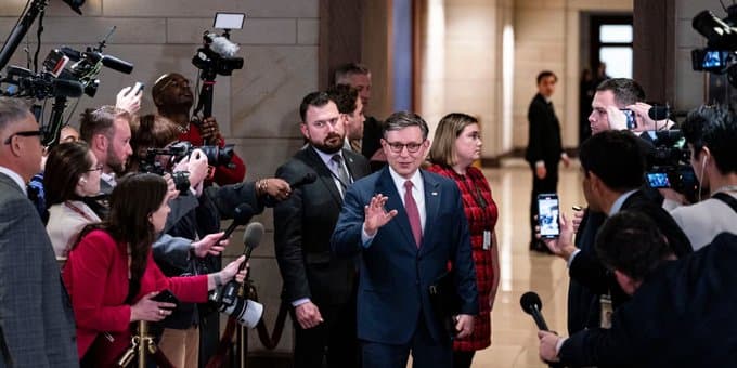 Mike Johnson re-elected as House Speaker after last-minute negotiations