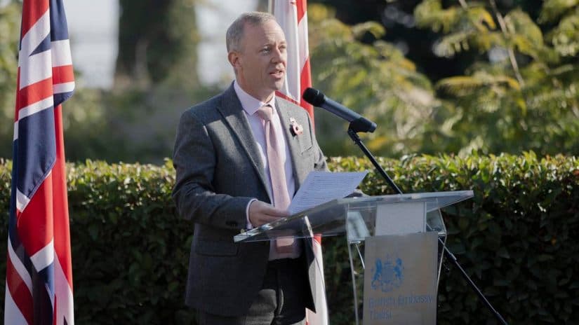 British Ambassador condemns political violence in Georgia