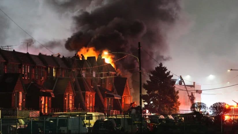 ფილადელფიაში სამედიცინო-საევაკუაციო თვითმფრინავი ჩამოვარდა