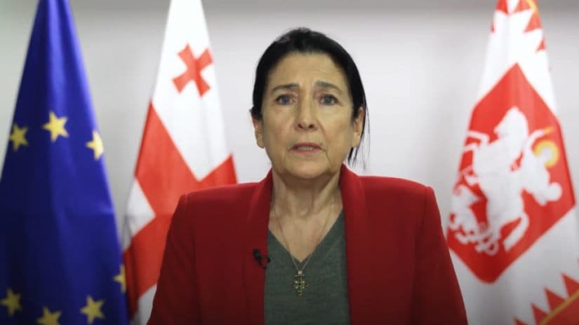 Georgia’s fifth President Zourabichvili condemns Russian missile strikes on Kyiv