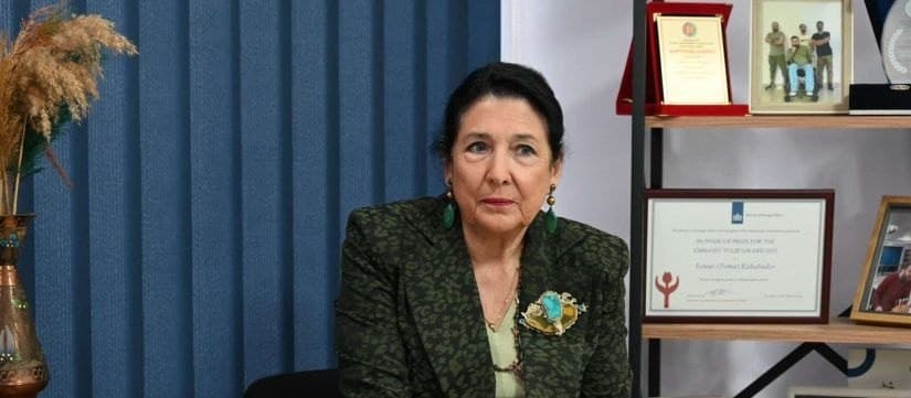 Salome Zourabichvili meets French Foreign Minister in Munich