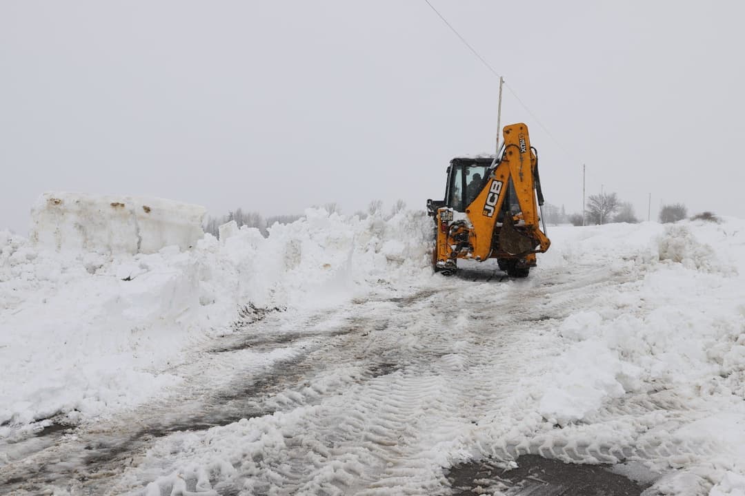 თერჯოლის მუნიციპალიტეტში ქალაქისა და სოფლის გზების გაწმენდა გრძელდება