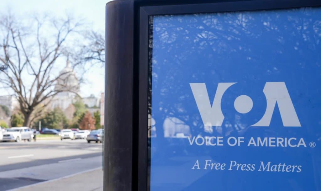 VOA journalists sue Trump administration over media shutdown