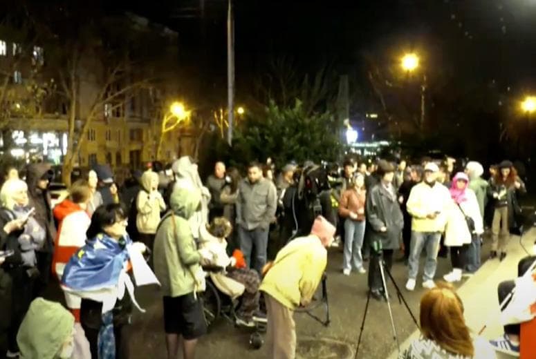 თბილისში საპროტესტო აქციები 111-ე დღეა, გრძელდება
