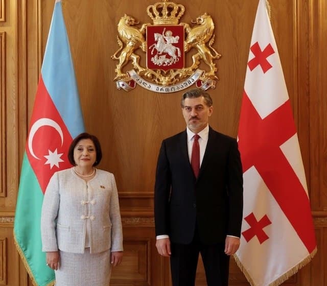 Georgian President hosts Azerbaijani Parliamentary Speaker, reaffirms “strong” bilateral ties
