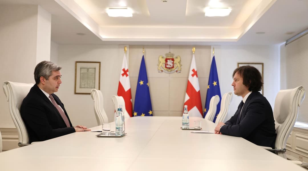 ირაკლი კობახიძე თურქეთში საქართველოს ახლად დანიშნულ ელჩს შეხვდა