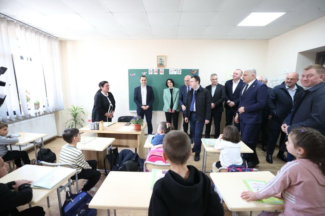 საჩხერის მუნიციპალიტეტის სოფელ ჭალაში ახლად რეაბილიტირებული საჯარო სკოლა გაიხსნა