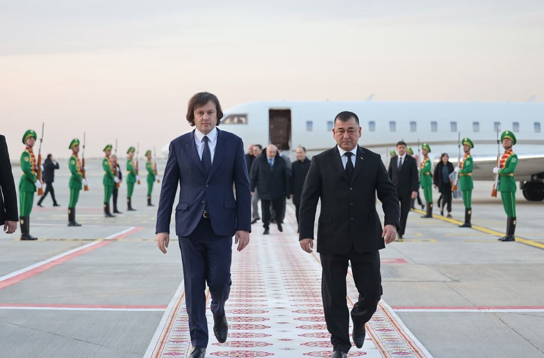 ირაკლი კობახიძის ოფიციალური ვიზიტი თურქმენეთში დაიწყო