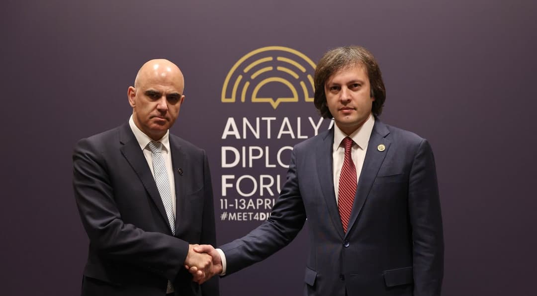 Georgian PM Irakli Kobakhidze meets CoE Secretary General at Antalya Diplomacy Forum