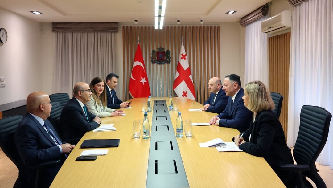 ვახტანგ გომელაური თურქეთის ეროვნული პოლიციის უფროსს შეხვდა