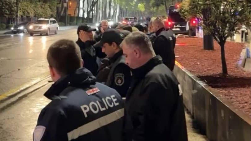 Two detained during protest on Rustaveli Avenue on Sunday, police say