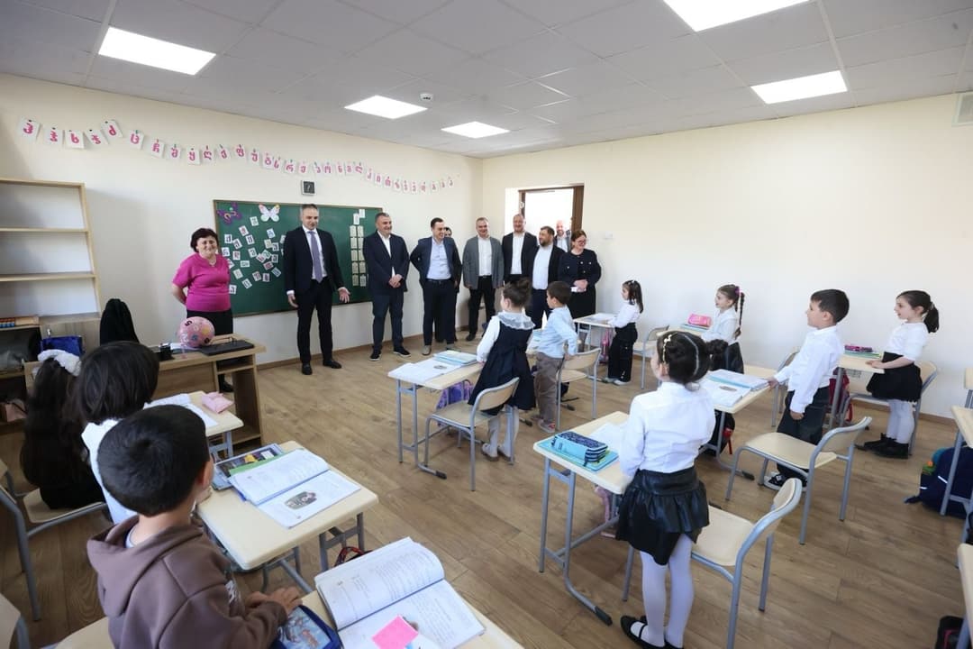 ალექსანდრე წულაძემ ქვემო ქართლის რეგიონში ორი ახლად რეაბილიტირებული საჯარო სკოლა გახსნა