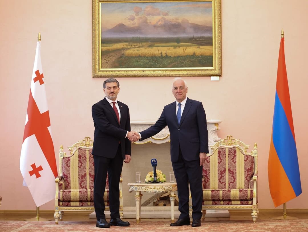 President Kavelashvili hails deepening Georgia-Armenia ties on first official visit to Yerevan