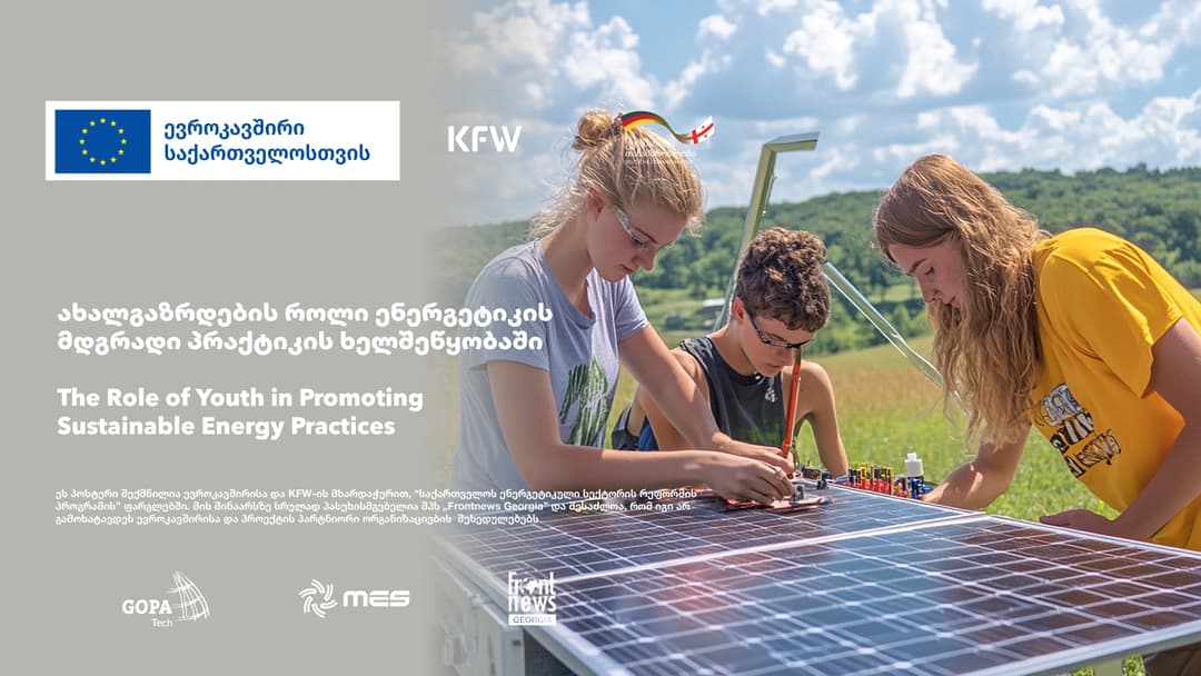 ახალგაზრდობის როლი მდგრადი ენერგეტიკის პრაქტიკის ხელშეწყობაში