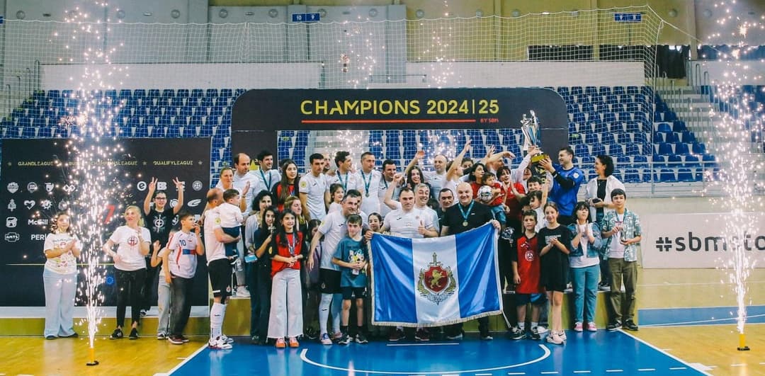 შსს-ს მინი ფეხბურთის გუნდი ბიზნესის ჩემპიონთა ლიგის სუპერლიგის გამარჯვებული გახდა