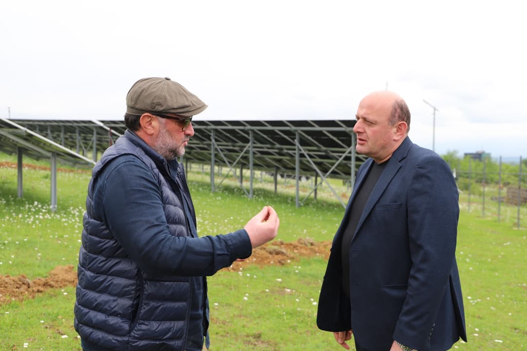 სოფელ ქვედა სიმონეთში მზის სისტემის ელექტროსადგური მოეწყო