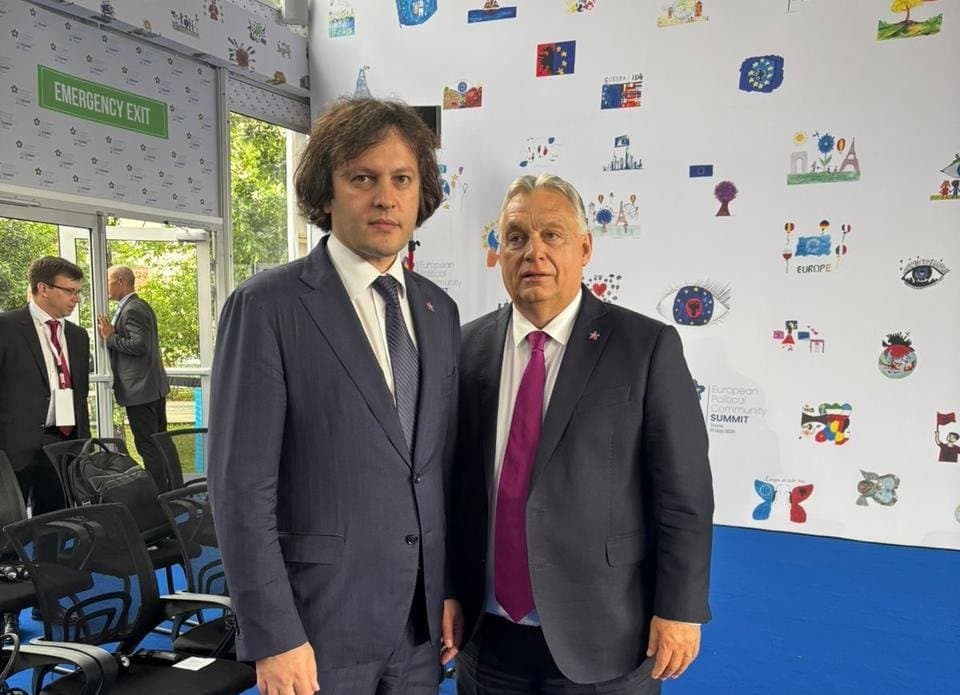 ირაკლი კობახიძე ვიქტორ ორბანს შეხვდა   