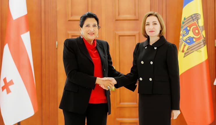 სანდუ - ქართველი ხალხის სიმტკიცის პატივსაცემად, ვანიჭებთ მოლდოვის უმაღლეს ჯილდოს პრეზიდენტ სალომე ზურაბიშვილს