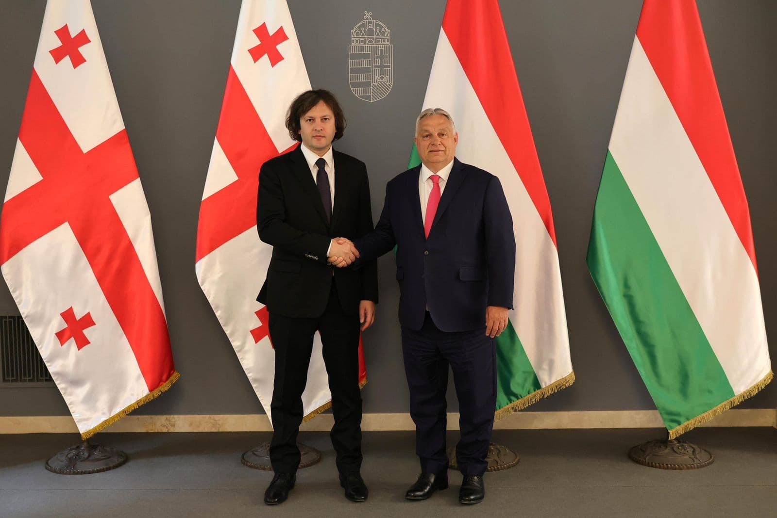 Irakli Kobakhidze and Viktor orban