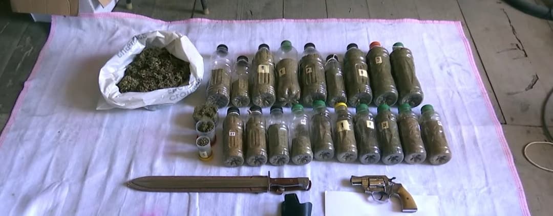 კახეთის პოლიციამ ცეცხლსასროლი იარაღები, საბრძოლო მასალა და განსაკუთრებით დიდი ოდენობით ნარკოტიკი ამოიღო - დაკავებულია 7 პირი