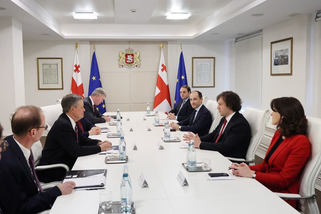 ირაკლი კობახიძე აშშ-ის სენატორ სტივ დეინსს შეხვდა