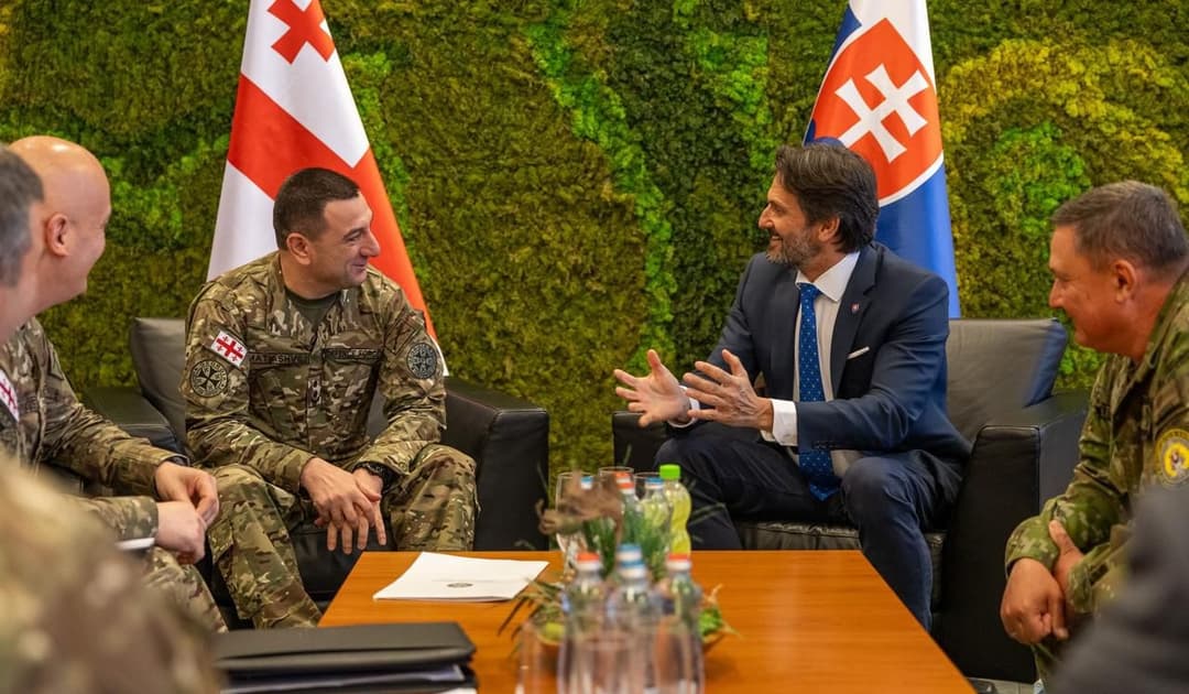 საქართველოს თავდაცვის ძალების მეთაური ვიზიტით სლოვაკეთის რესპუბლიკაში იმყოფება