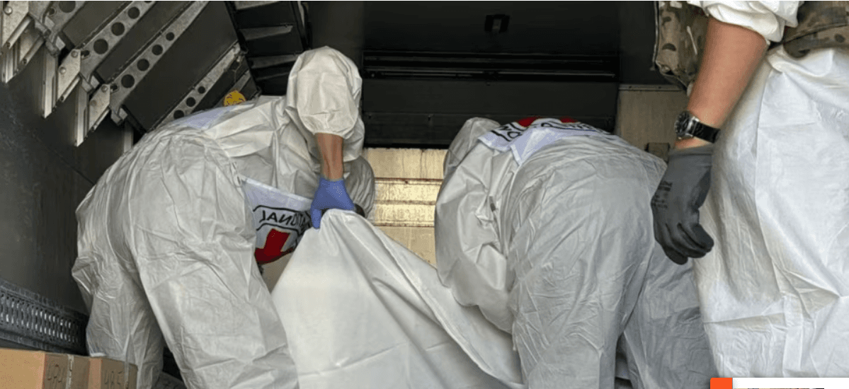 The International Committee of the Red Cross facilitated the handover, according to the Ukrainian side.