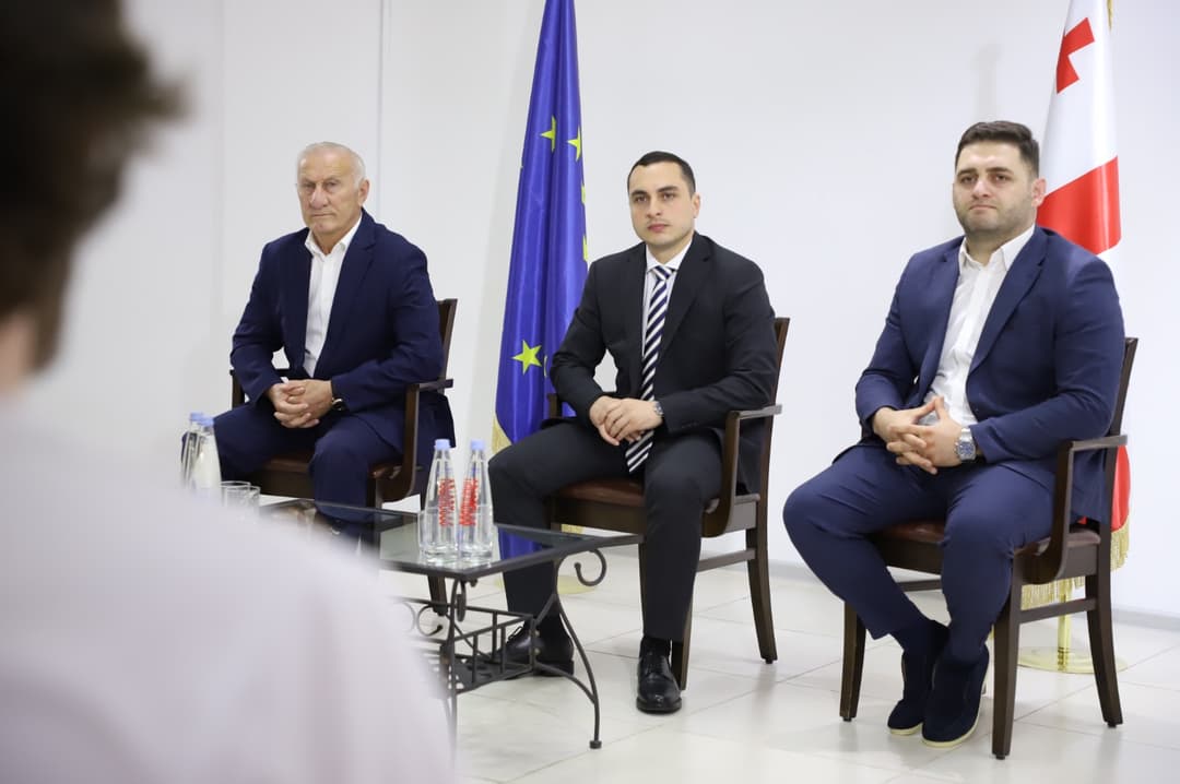 გიორგი ჯინჭარაძე აფხაზეთიდან დევნილ წარმატებულ ახალგაზრდებს შეხვდა