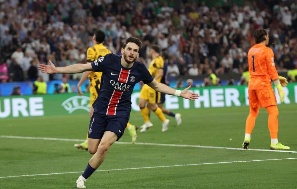 Khvicha Kvaratskhelia and PSG crowned Champions League winners