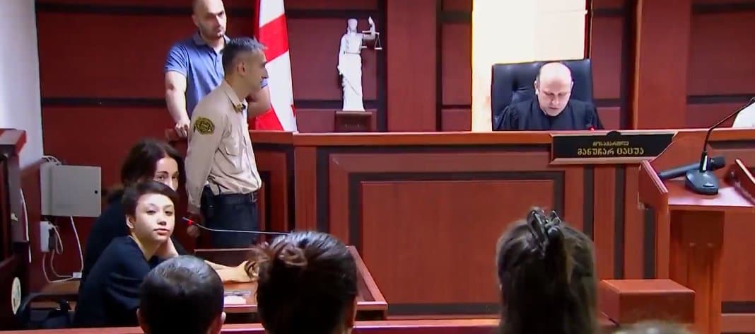 Tatia Apriamashvili and Lika Lortkipanidze were freed on Wednesday