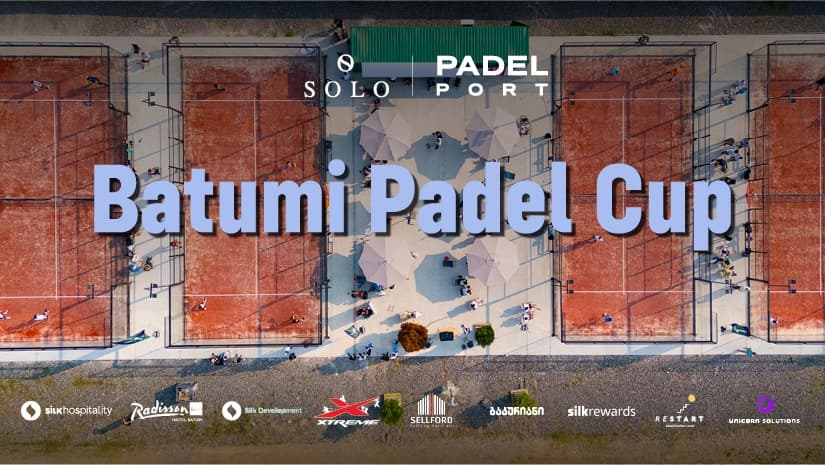 SOLO-ს მხარდაჭერით, პირველად ბათუმში "სილქ ჰოსფითალითის“ და პადელ პორტ ბათუმის ორგანიზებით პადელის ტურნირი გაიმართა