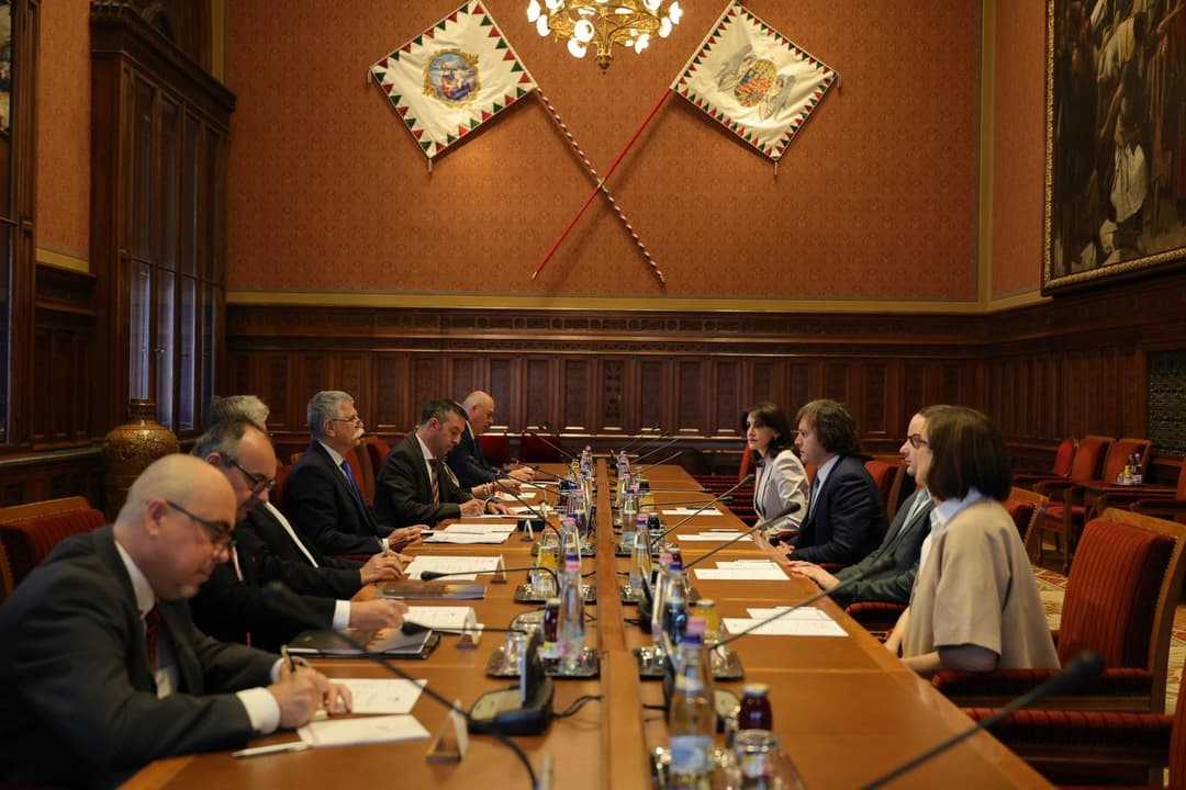 ირაკლი კობახიძე - უნგრეთის ეროვნული ასამბლეის თავმჯდომარესთან შეხვედრაზე ყურადღება გავამახვილე მთავრობათაშორისი სამიტის მნიშვნელობაზე