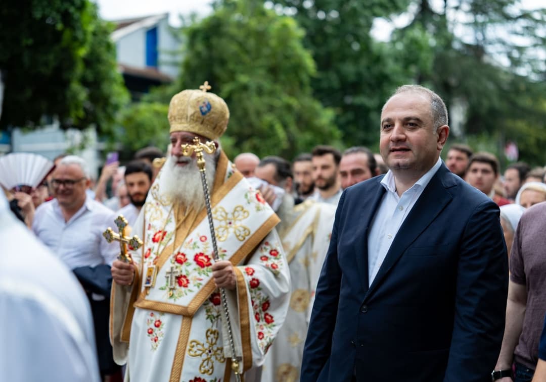 ირაკლი ჩიქოვანი ზუგდიდში ვლაქერნობის დღესასწაულს დაესწრო
