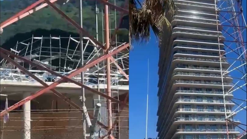 Support structure collapses at construction site in Gonio, one  injured