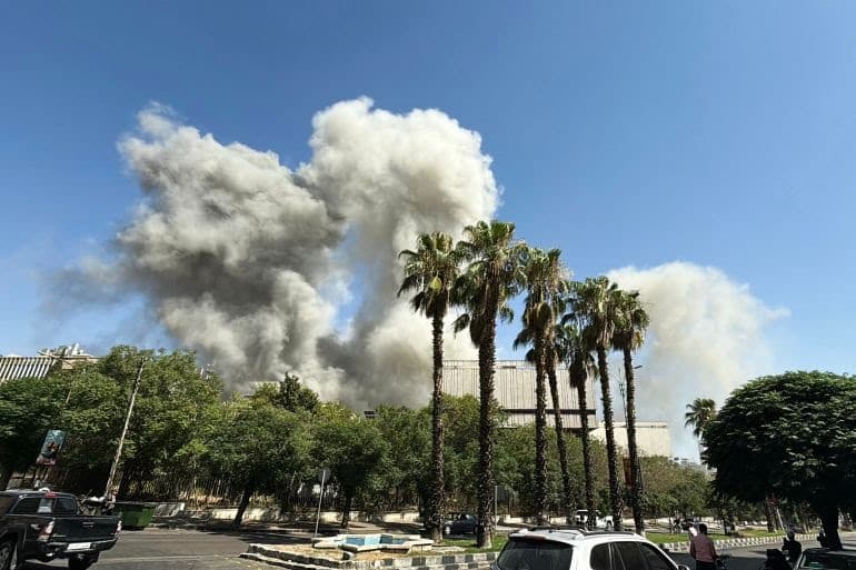 Israel strikes syrian military HQ and area near Presidential Palace 