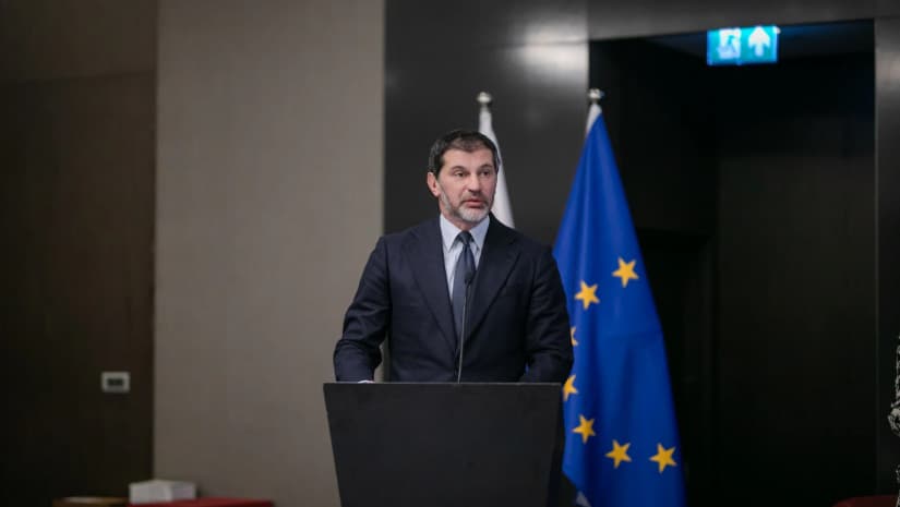 Kaladze defended the Georgian Dream government, insisting that no one could point to a single example of the party taking actions that serve Russian interests