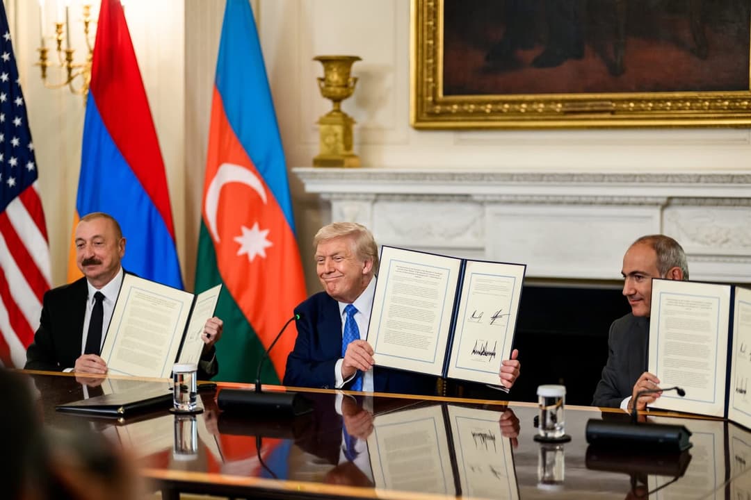 Azerbaijan and Armenia sign historic peace agreement in Washington