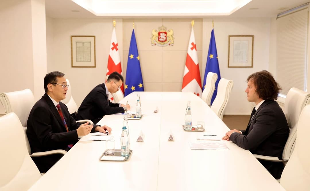 ირაკლი კობახიძე ჩინეთის ელჩს შეხვდა