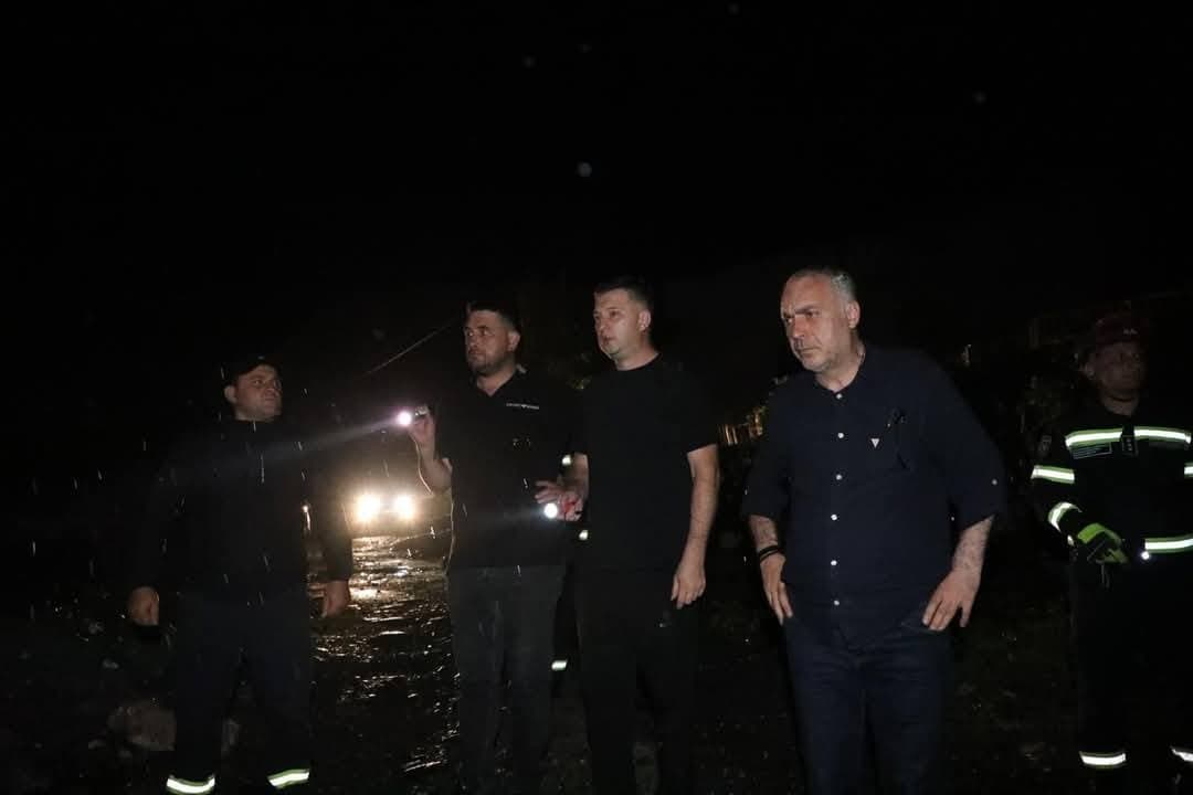 Storm damage in Oni municipality of western Georgia  prompts emergency response