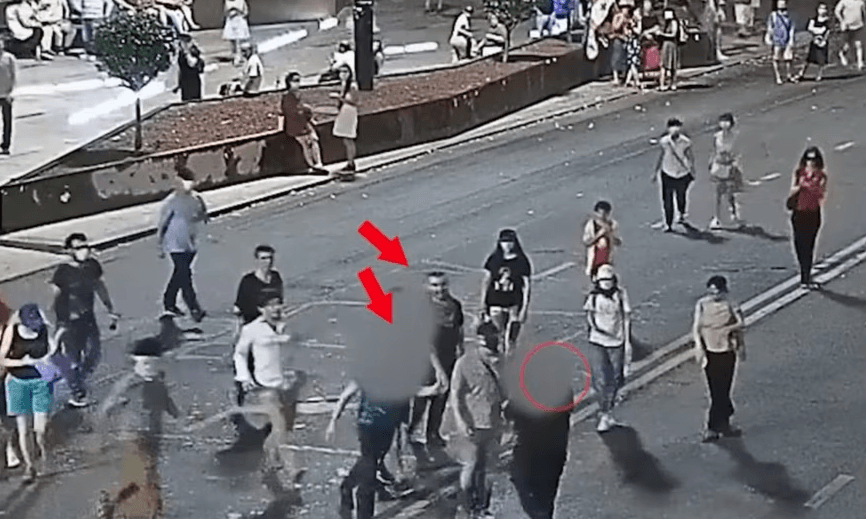 The pair are accused by prosecutors of participating in group violence and If convicted, they face up to two years in prison