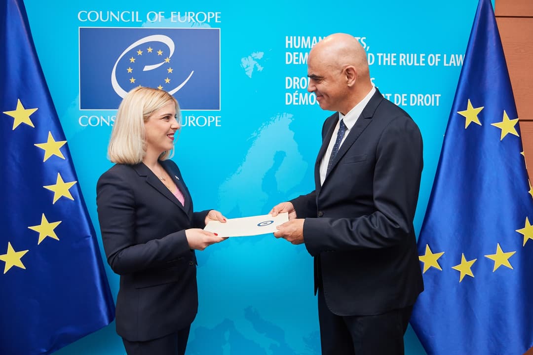 Georgia’s Permanent Representative presents credentials to Council of Europe Secretary General