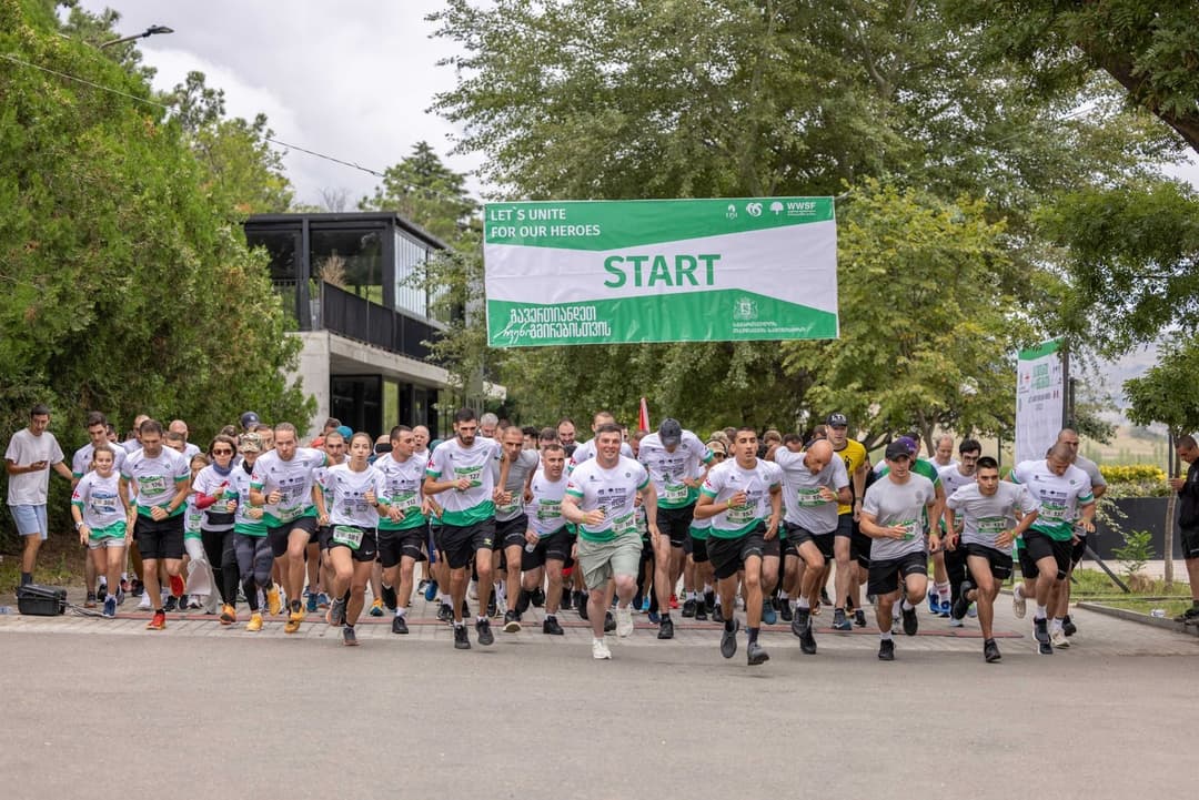 დაჭრილ-დაშავებული სამხედროების მხარდასაჭერად საქველმოქმედო მარათონი გაიმართა 