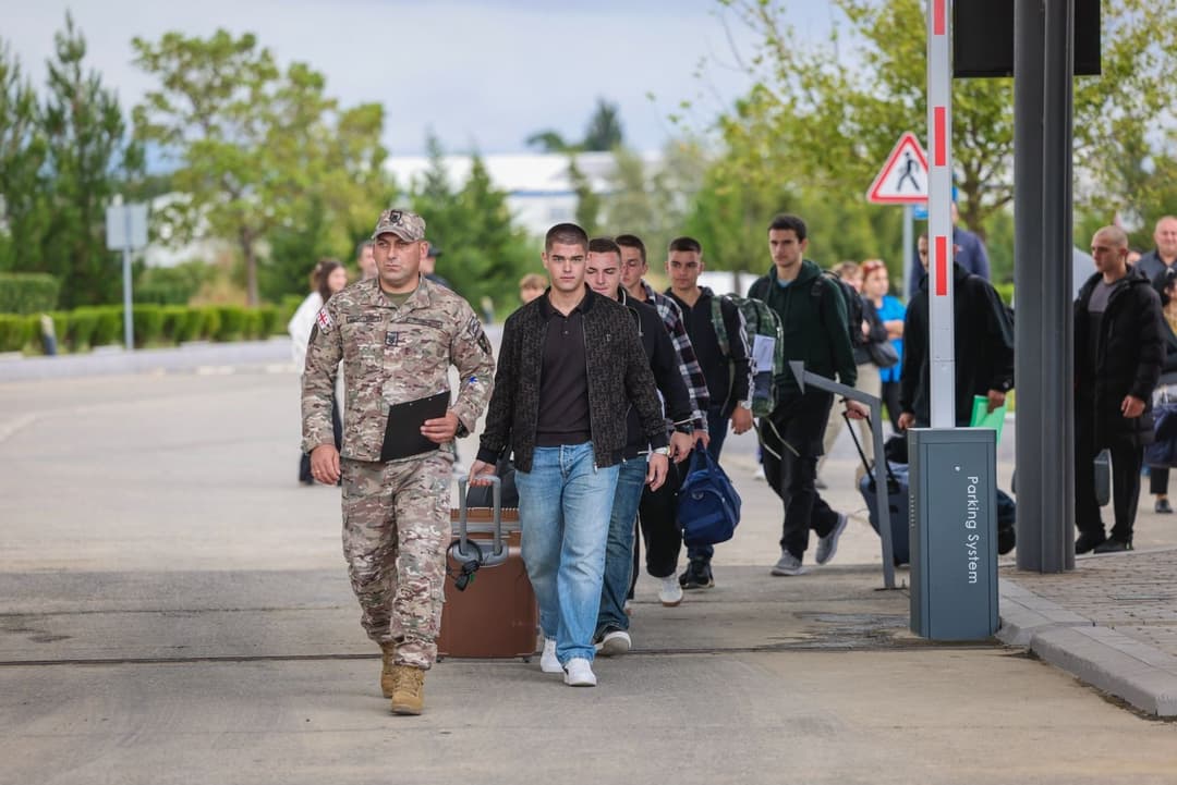 ეროვნული თავდაცვის აკადემიას პირველკურსელი იუნკერები შეუერთდნენ