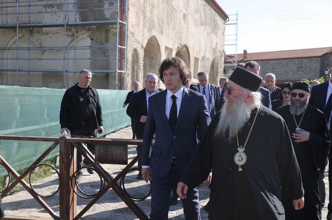 ირაკლი კობახიძემ ალავერდის სამონასტრო კომპლექსის სარეაბილიტაციო სამუშაოები დაათვალიერა