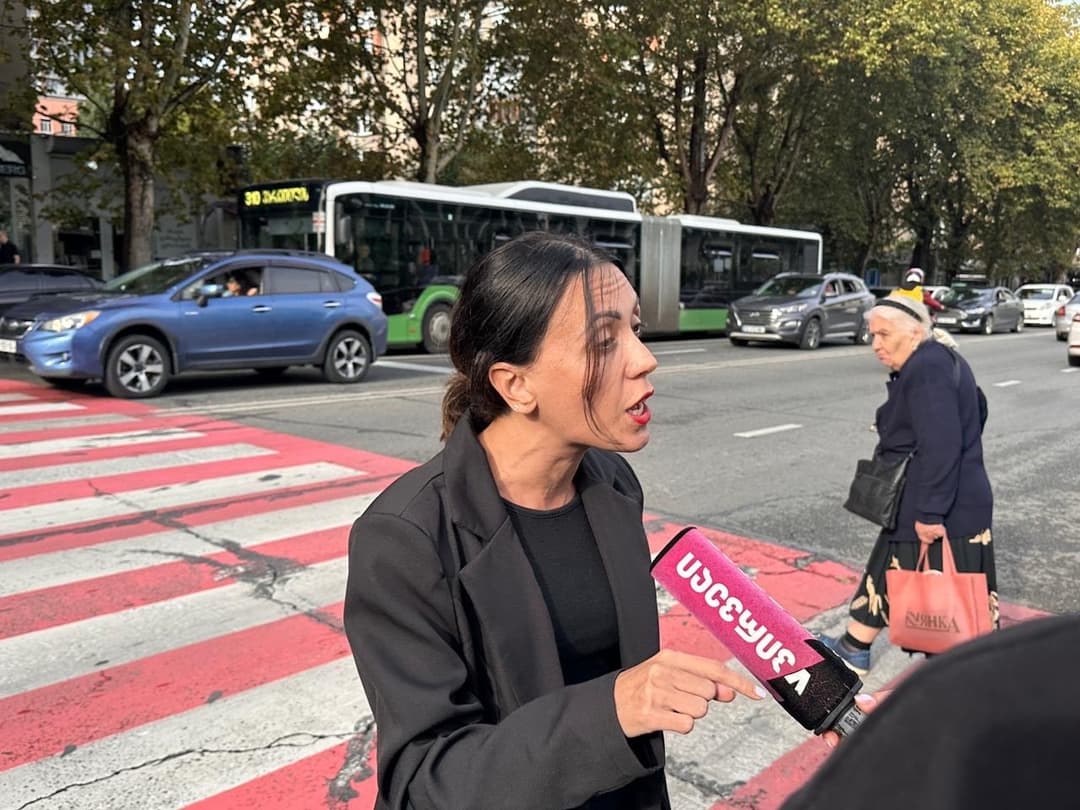 ანა წითლიძე - მეც ვმონაწილეობ ამ მშვიდობიან დამხობაში, გამოეთრიე ახლა და დამაკავე