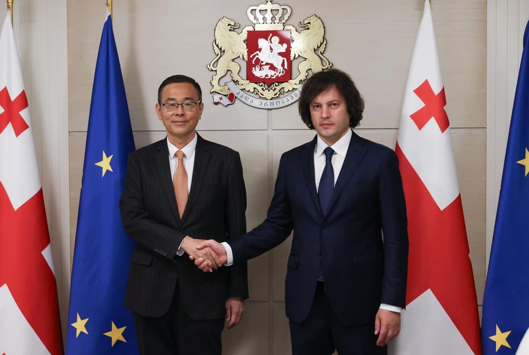 ირაკლი კობახიძე საქართველოში ჩინეთის ელჩს შეხვდა