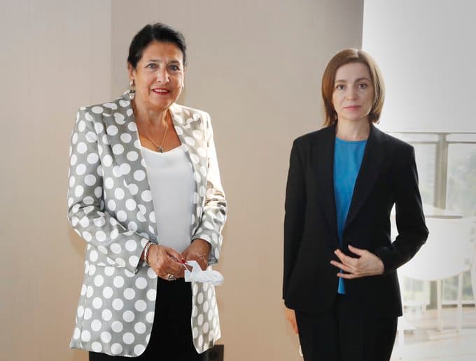 Zourabichvili said that pro-European Georgia stood in solidarity with Moldova and its resistance to Russian interference