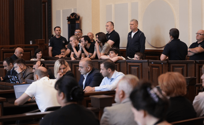 Tbilisi court hands jail terms to eight pro-European protesters in group violence case